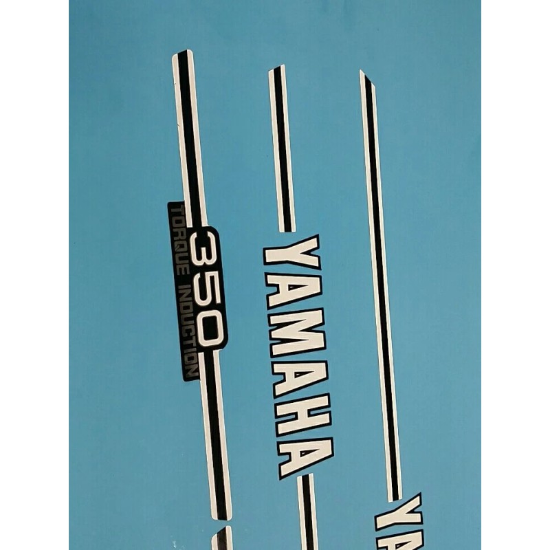 YAMAHA RD350 1974 FUEL TANK AND SIDE COVER DECAL GRAPHIC