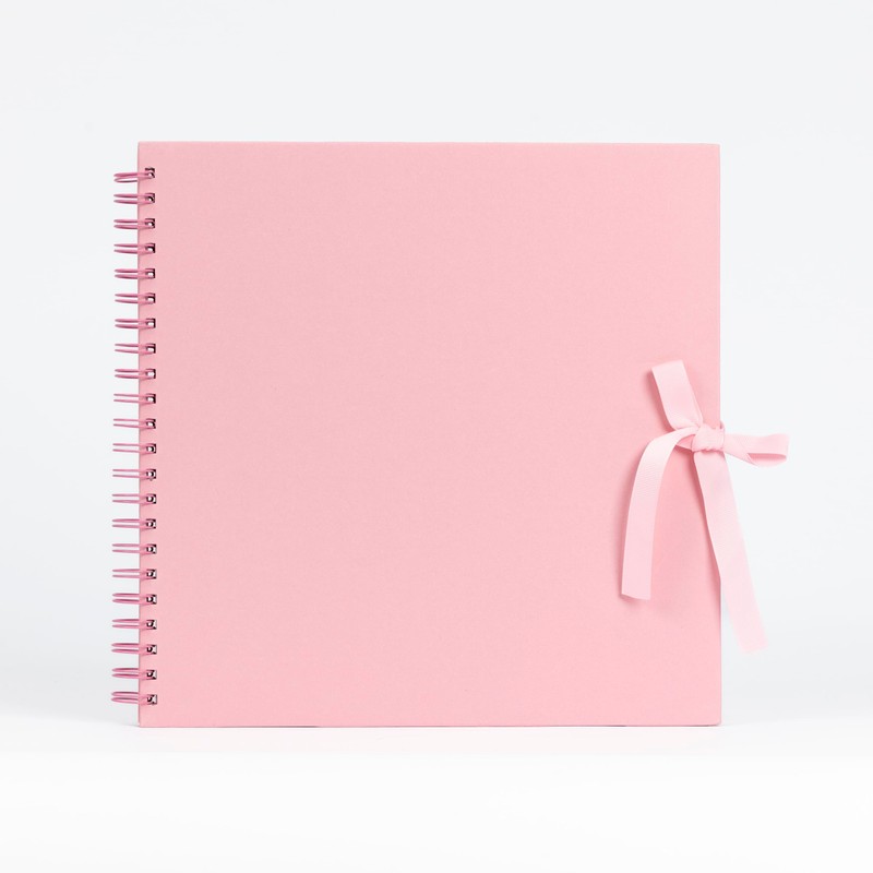 Scrapbook Photo Album Spiral Bound for Wedding Couple Travel Memory