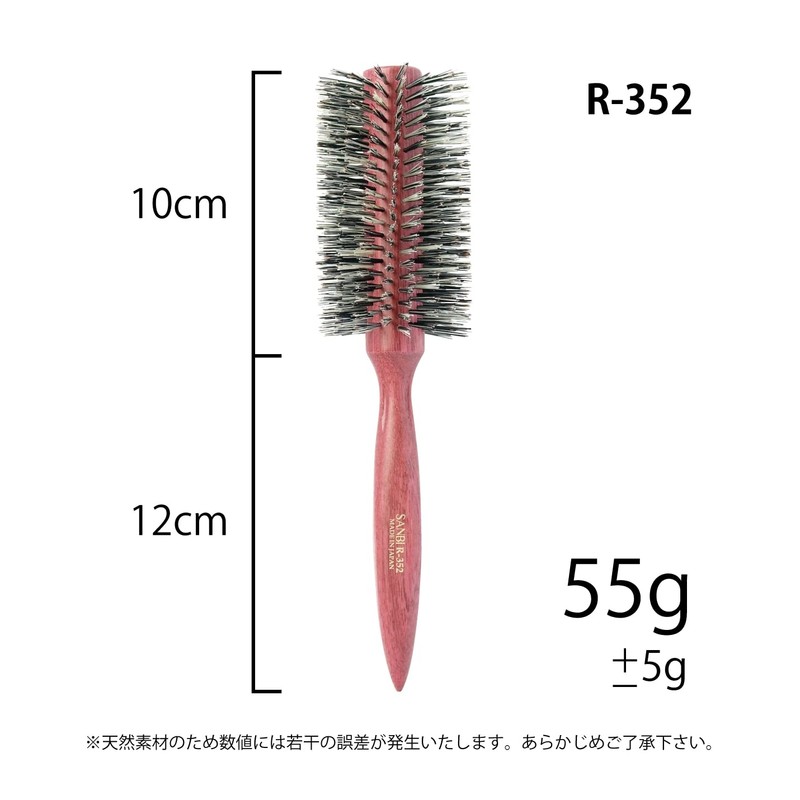 Sanby Industrial R-352 Roll Brush, Soft, R Series, Diameter 2.2