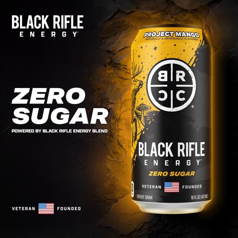 Black Rifle Coffee Company Project Mango, 16 oz, 12 ct