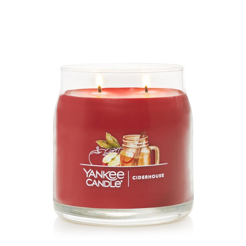 Yankee Candle Ciderhouse Scented Signature 13oz Medium Jar 2-Wick Candle