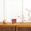 Wooden Money Box in Various Languages in Red Money Box
