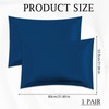 Luxury Satin Cushion Cover, Set of 2, Super Soft &