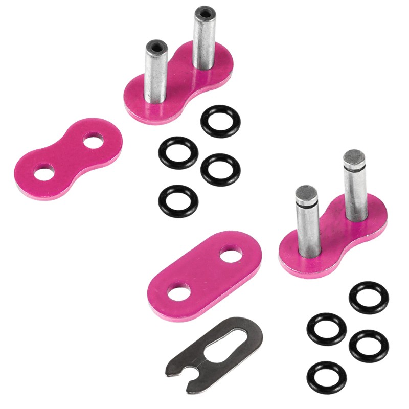 Caltric Pink O-Ring Drive Chain for Honda CBR250R 2011 2012