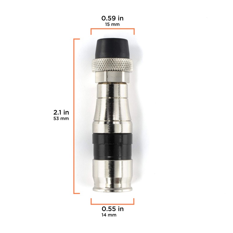 THE CIMPLE CO Coaxial Cable Compression Fitting Connector - for