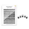 NAGARAKU DIY T50 Cluster Eyelash Extensions, Pack of 108, Wide