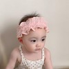 Asphinien Lace Floral Headbands for 4-24 Months Baby Girls Elastic