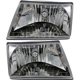 jpautowholesale For 2001-2010 Mazda B2300 B2500 B3000 B4000 Headlight Halogen Set Pair