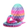 FOLANDO 3D Printed Snake in Egg, Rainbow 3D Snake Eggs