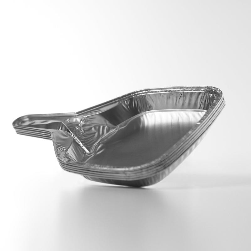 DISPOSABLE ALUMINUM FOIL FRYING PAN - Size: 5 PACK