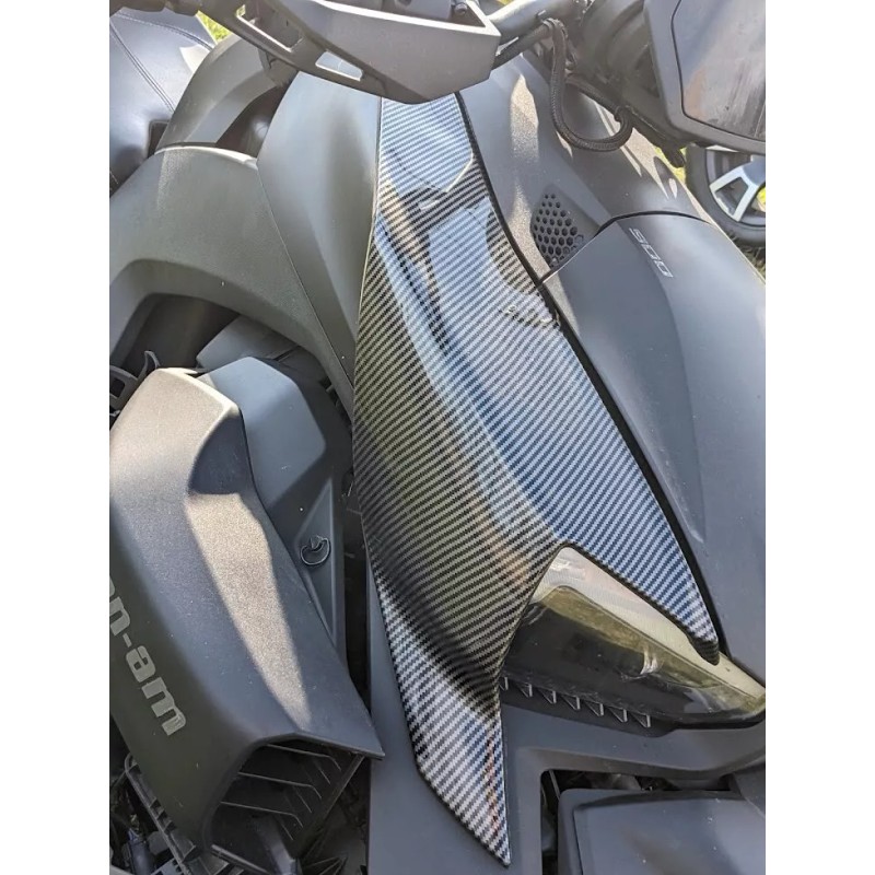 bkd exhaust Plastic Carbon Fiber Pattern Fairing Panels can-am ryker