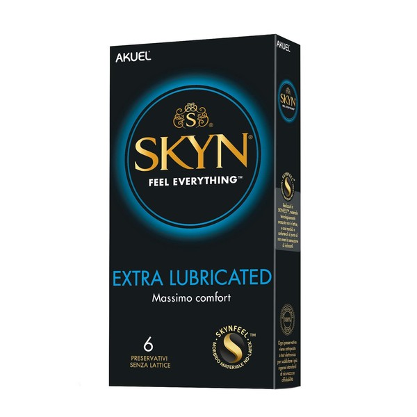Kondome Skyn Extra Lubrificato 6 Pezzi