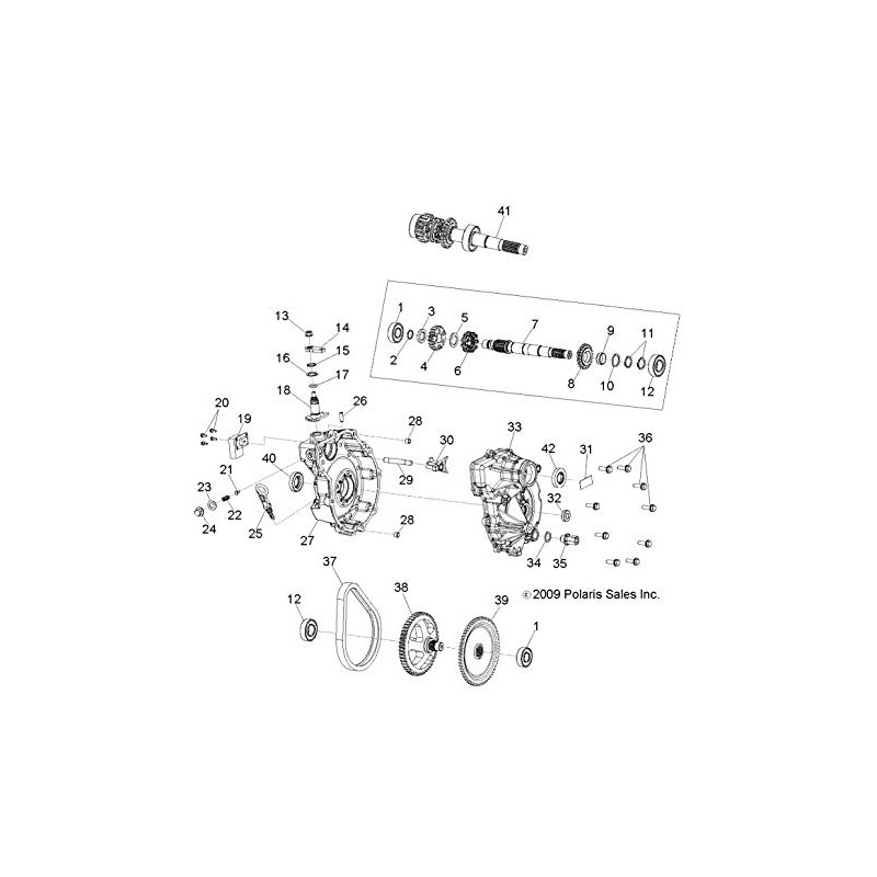 Polaris Bellcrank, 1.25, Genuine OEM Part 3234148, Qty 1