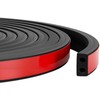 Pangda 20 Ft Rectangular Rubber Seal Strip with Self-Adhesive Tape,