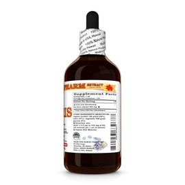 Orris (Iris Germanica) Dry Root Tincture, Made in Hawaii, Organic Raw Materials, All Natural, Vegan, Pure Liquid Extract - 4 fl.oz