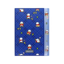 Sun-Star Stationery S2174901 Ducky Pixel, Sanrio Characters, Goods, Clear File, A4 Size, 5 Pockets