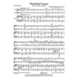 Pachelbel Canon for Violin, Cello, and Piano