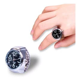 Dtup Anillo Reloj Mini Real Elegante  Miniatura Ringwatch Novedad