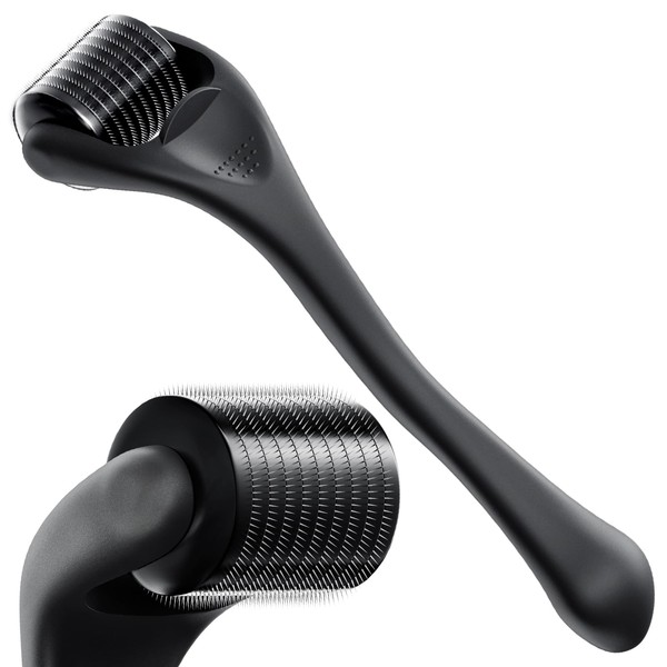 Derma Roller 0.5mm Black Derma Roller for Women and Men