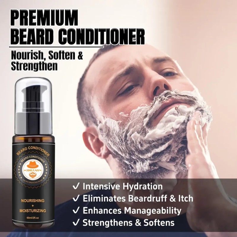 Kit De Cuidado De Barba Xikezan Para Hombre, Juego De