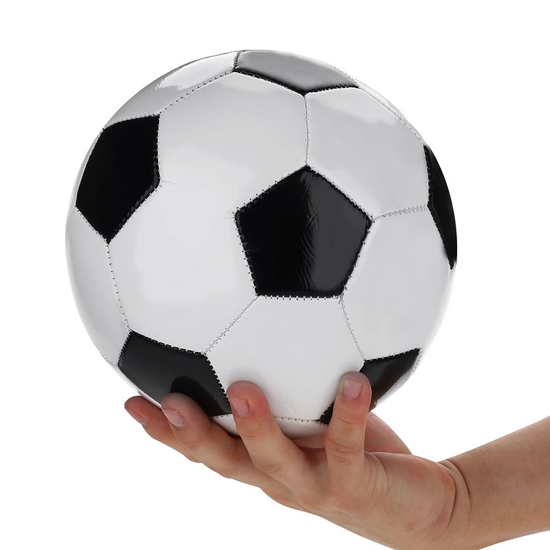 Size 4 Classic Black White Standard Soccer Ball Training Football