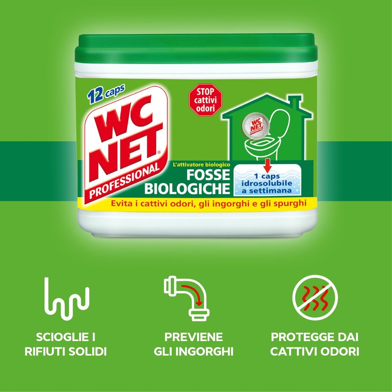 WC NET Fosse Biologiche for Septic Tanks – 360 g