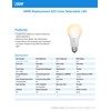 Feit Electric LED Three-Color Selectable Intellibulb - A23 with an