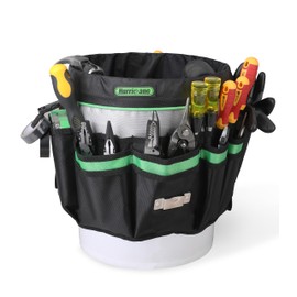 HURRICANE Bucket Tool Organizer, 5 Gallon bucket tool bag organizer, Bucket bag organizer, Garden Bucket Tool Organizer Caddy, Waterproof Bucket organizer for most 5 Gallon Bucket, 52 Pockets