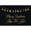 Christmas Theme Window Display Poster Graphic Retail Shop Business Decoration