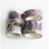 Hydrangea, Lavender, Lilacs, and Other Purple Florals washi Tape Set