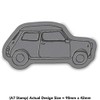 'Mini Car' Rubber Stamp - Unmounted Design for Crafting &