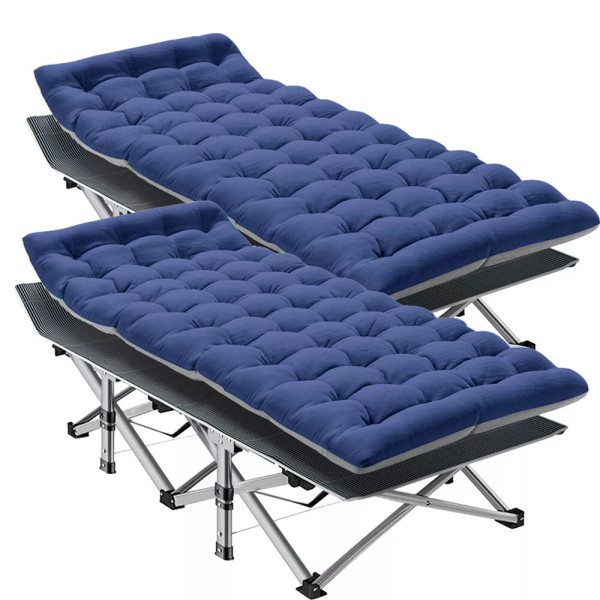 NAIZEA 2 Sets Folding Camping Cot Military Cots Outdoor Sleeping