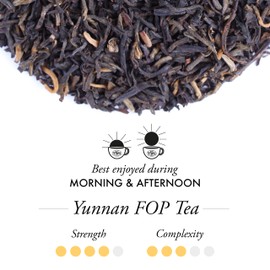TWG Tea | Yunnan FOP | Black Tea | Earthy Suave Aftertaste | 15 Hand Sewn Cotton Tea Bags | Gift Set