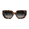 FEISEDY Oversized Square Sunglasses for Women Men Thick Frame Shades