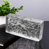 Yutianli Transparent Glass Blocks Wall Decor 8 Pack Ice Crystal