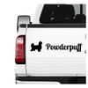 Siviwonder Powder Puff Dog Sticker Set of 3, 30cm, red