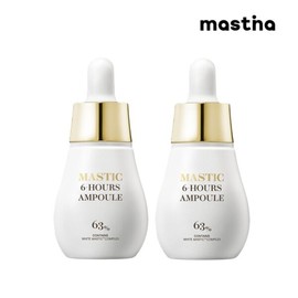 Mastina (현대홈쇼핑)화이트매스틱 6아워스앰플 스포이드 15ml 2개 (Hyundai Home Shopping) White Mastic 6 Hours Ampoule Dropper 15ml 2 Pieces