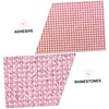 Tofficu DIY Supplies Rhinestones Phone Stickers Bling Crystal Sticker Rhine