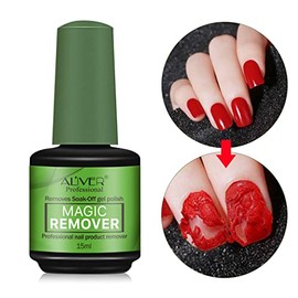 Gel Nail Polish Remover 0.5 Fl Oz, Professional Gel Remover for Nails, Easily & Quickly Remove Nail Polish in 3-5 Minutes, Doesn't Hurt Nails, for UV Plastic Nails, Acrylic Nails, Natural Nails