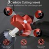 JYINCPED 1-1/2 Inch PVC Pipe Reamer,PVC Fitting Saver Socket Saver