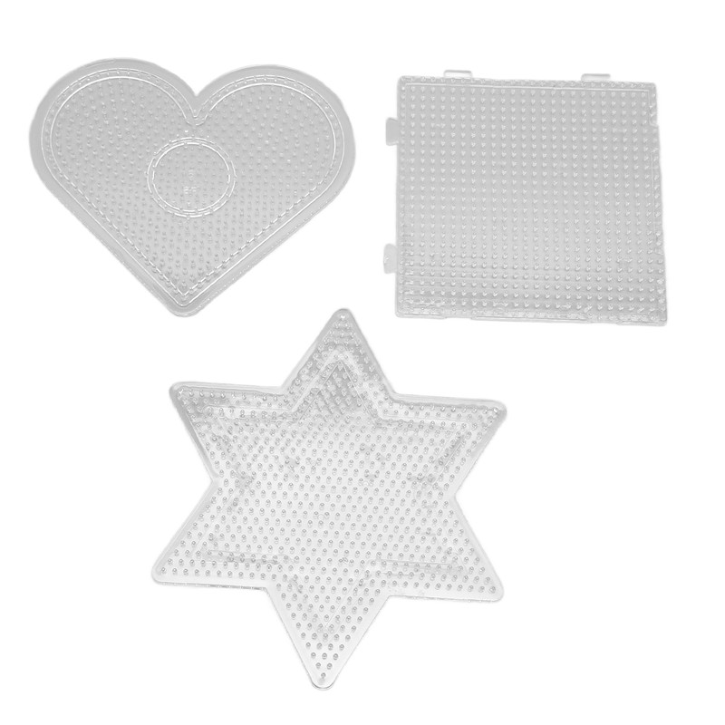 Kids Fuse Beads Kit 2.6mm 12 Colors Quadrate Heart Hexagonal
