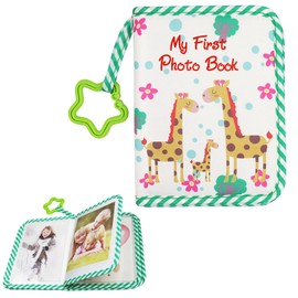 Photo Books for Toddlers, Baby Photo Album, Soft Fabric Photo Book, Baby Fabric Album, First Photo Album Made of Soft Fabric, Fabric Photo Book, Photo Album for Baby Growth Tokaneit (Blue)