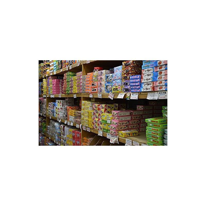 Japanese Dagashi 18 pcs assortment & Cup Noodles ramen BUTAMEN