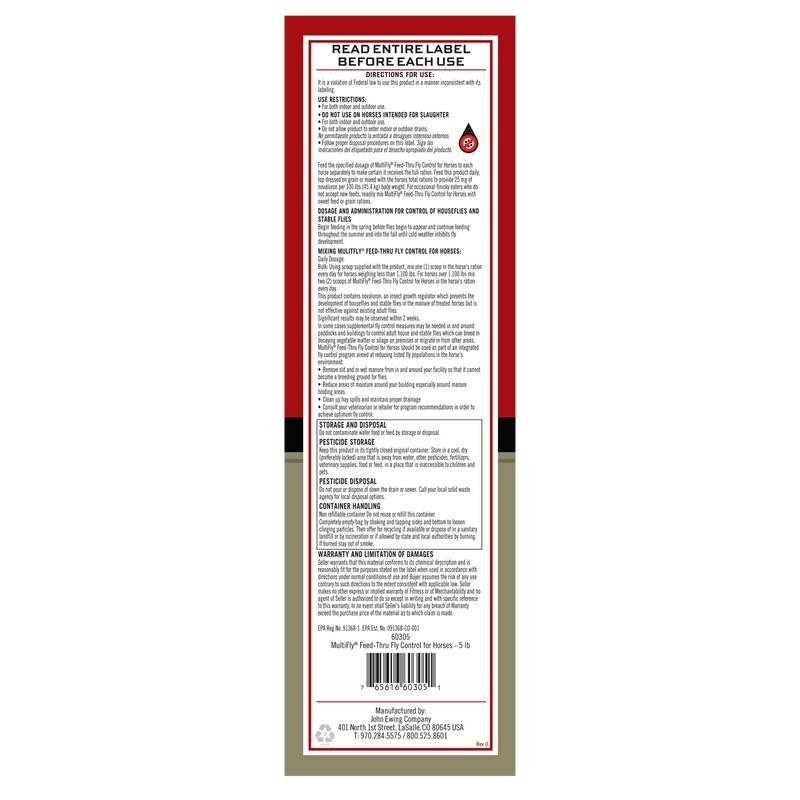 Formula 707 MultiFly® Feed-Thru Fly Control - Size: 5 lb