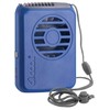 O2COOL Personal Travel Rechargeable Battery Powered Neck Cooling Fan, Single