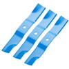 (3) Medium-Lift Mulching Blade Replaces for Ariens 04769800 Ikon-X 42,