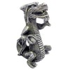 CROCI Chinese Dragon Vertical Aquarium Ornaments, Small