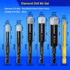 6 PCS Dry Diamond Drill Bits Set，Diamond Hole Saw Set
