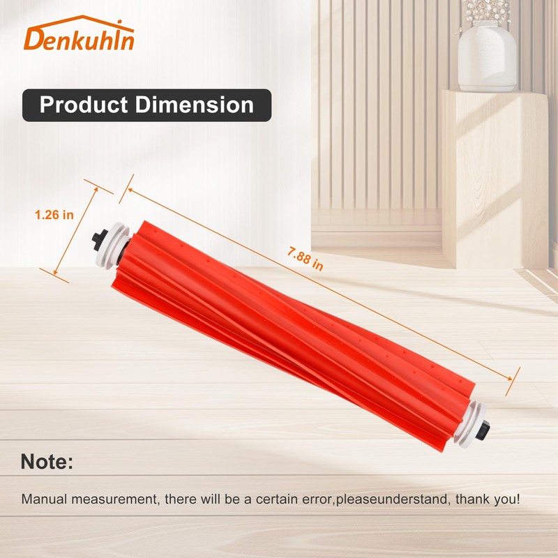 Denkuhin Main Brush Replacement for Roborockes S7 Series, Q7,Q7+, Q7