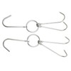 Alele Double Hooks,2pack Meat Hooks Poultry Roasting Hooks Butcher Hook